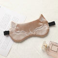 Cat Silk Sleep Eye Mask | Cute Light Blocking Eye Cover for Travel and Nap