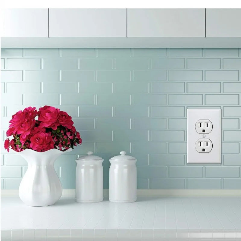 Fake Power Outlet Stickers (3 Pack) | Prank Wall Decals for Office and Home