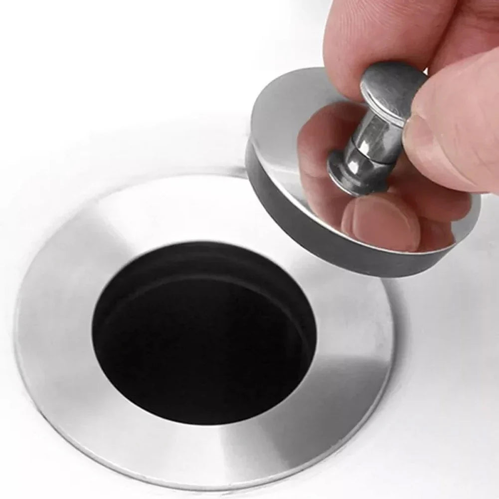 1pc Stainless Steel Sink Plug | Bathtub and Washbasin Drain Stopper