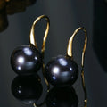 Freshwater Pearl Stud Earrings 8-9mm | AAAA Grade Round Pearl Jewelry for Women