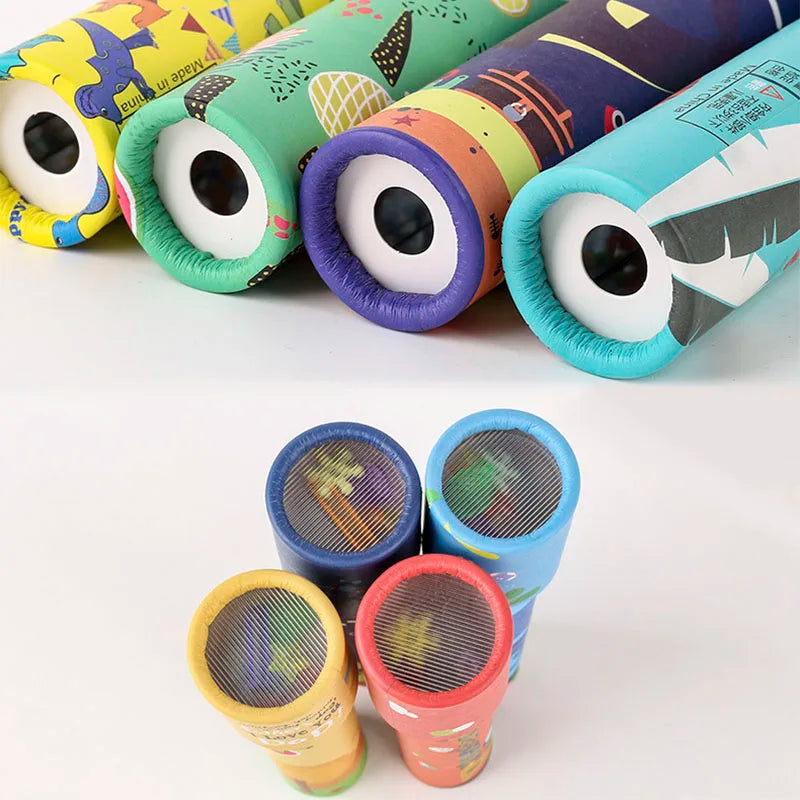Classic Paper Kaleidoscope Toy | Educational Rotating Color Toy for Kids