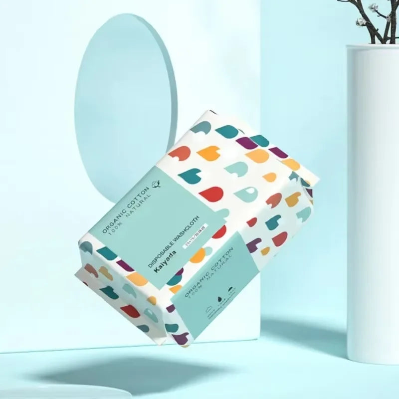 Disposable Face Towels 100 PCS | Soft Dry Makeup Remover Wipes for Car & Skincare