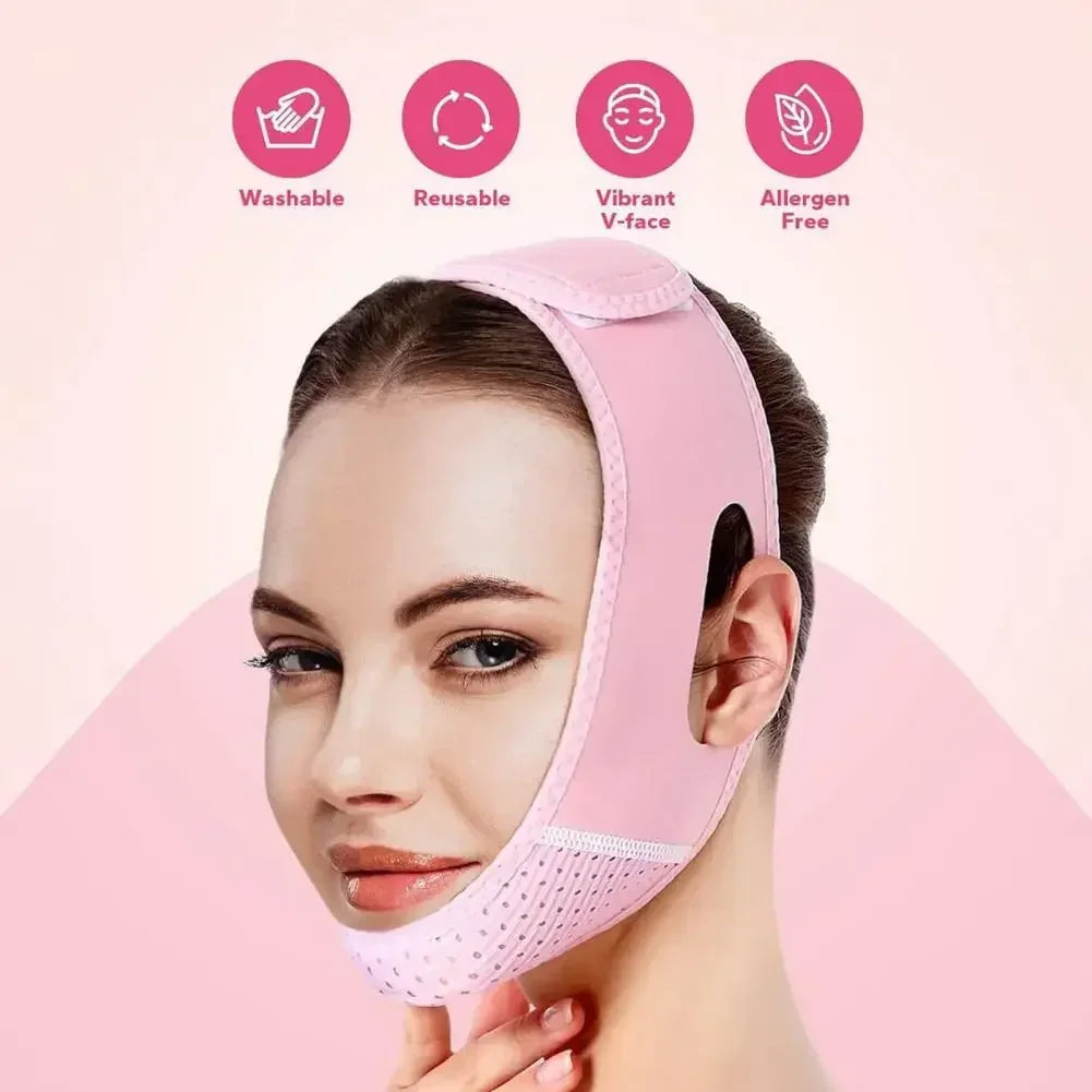 V Face Lifting Strap | Double Chin Slimming Band for Jawline Contouring