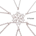 6 Pcs/Set Best Friend Pendant Necklace Set | Friendship Jewelry Gift