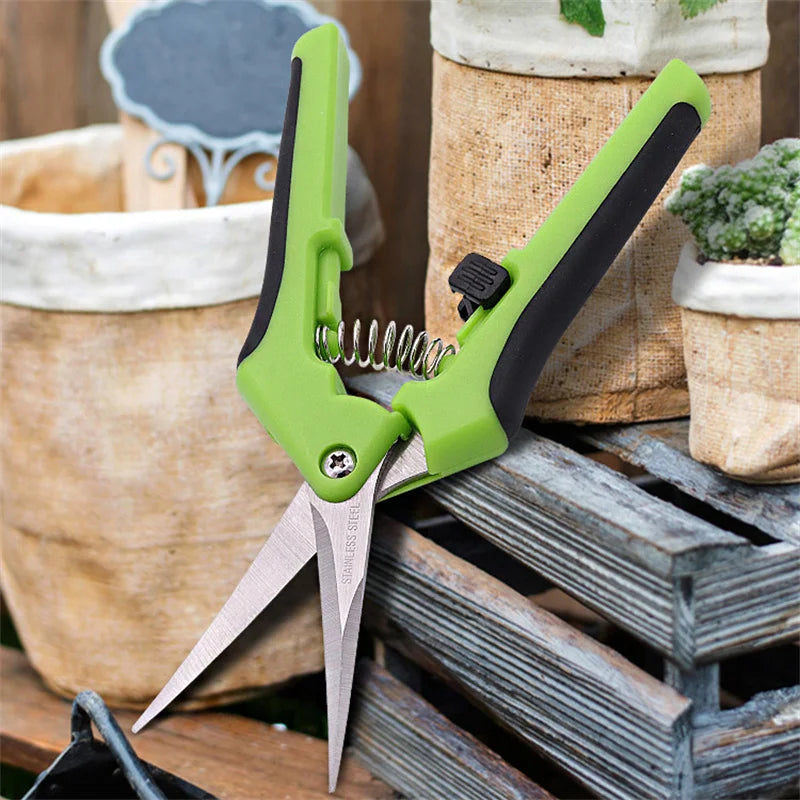 6.5 Inch Gardening Scissors Hand Pruner | Pruning Shears with Stainless Steel Blades