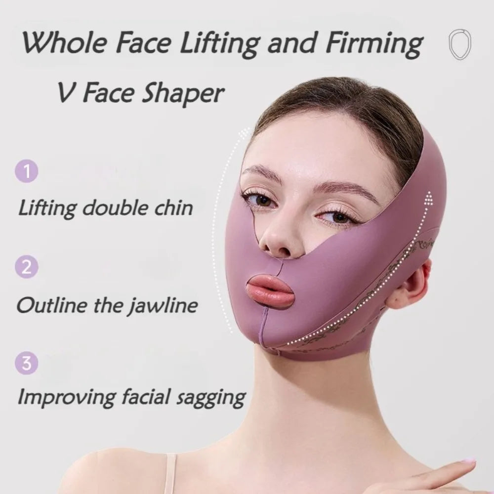 Upgraded Face Slimming Bandage | V Line Face Shaper and Chin Cheek Lifting Belt