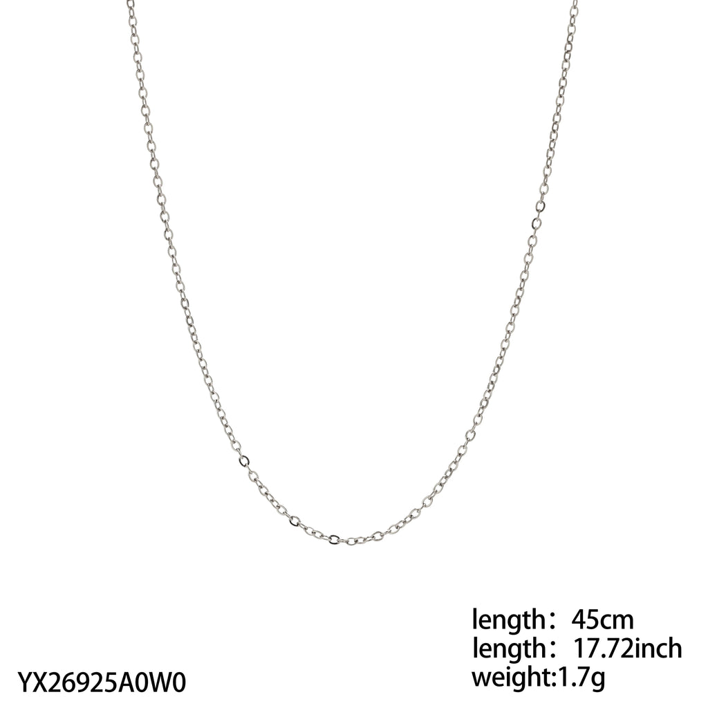 Dainty Gold Layered Bead Chain Necklace | Stainless Steel Star Pendant Jewelry
