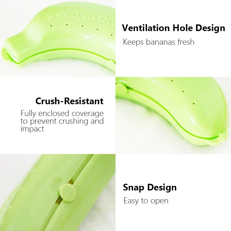 Banana Storage Box for Outdoor Travel | Cute Protective Container
