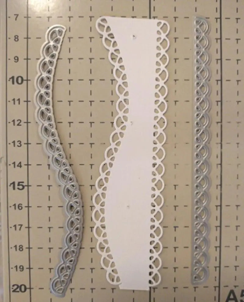 Lace Edge Border Metal Cutting Dies | Decorative Paper Craft Stencil Set