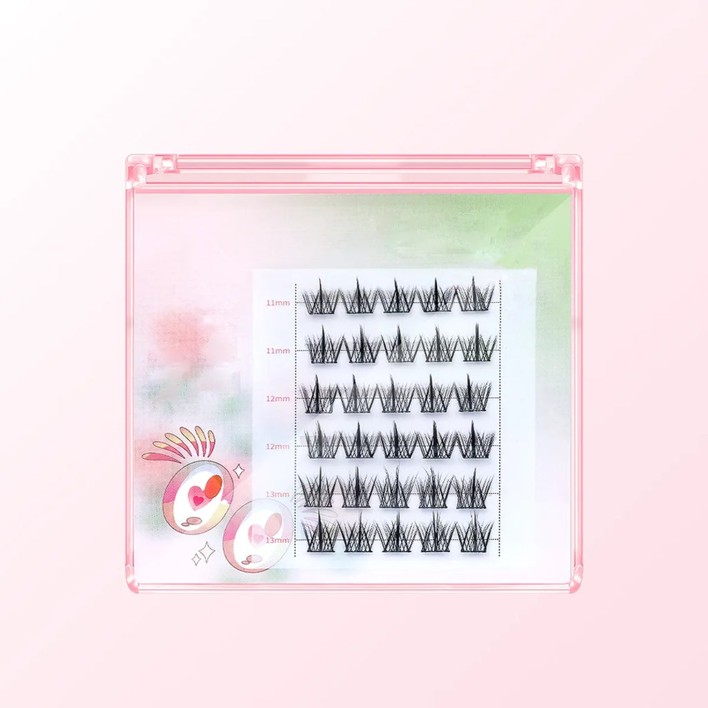 Glue Free False Eyelash | Natural Style Reusable Lashes for Beginners