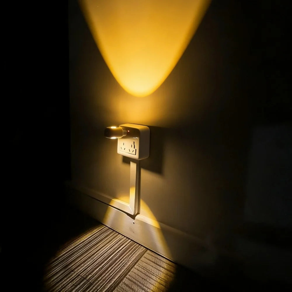 Mini LED Night Light with Twilight Sensor | Plug-In Wall Socket Lamp for Kids Room