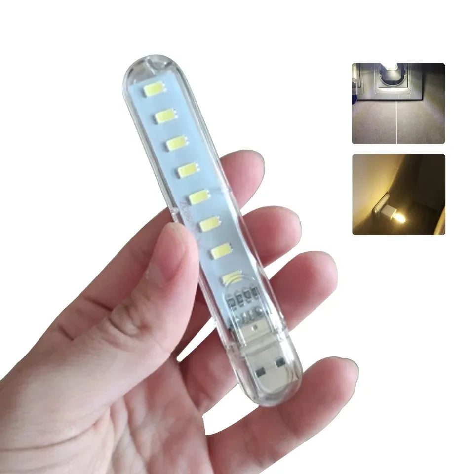 Mini USB LED Book Light | RGB Ultra Bright Reading Lamp with 3 Brightness Levels