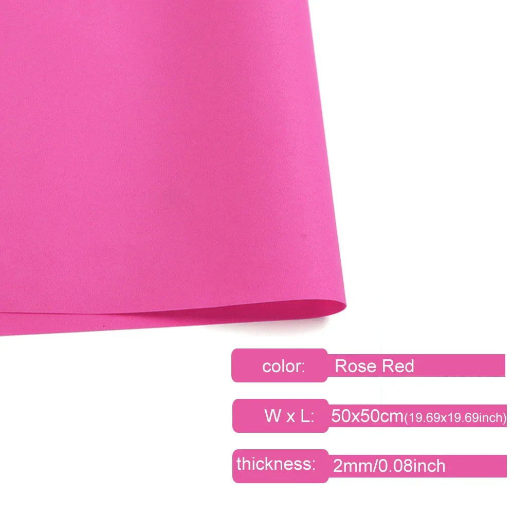 Colorful EVA Foam Sheets 2mm | 50x50cm Craft Foam Paper for DIY Projects