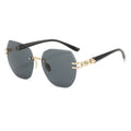 New Model Frameless Sunglasses - Best-selling Large Frame Trendy Street Photography Unframed Sunglasses