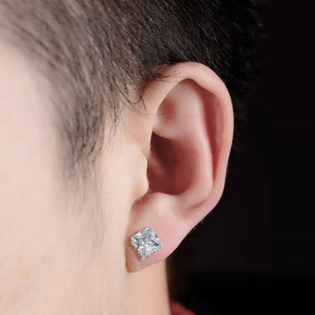 12 Pairs Stainless Steel Stud Earrings Set for Women Men | Zircon Bud Jewelry Gift Set