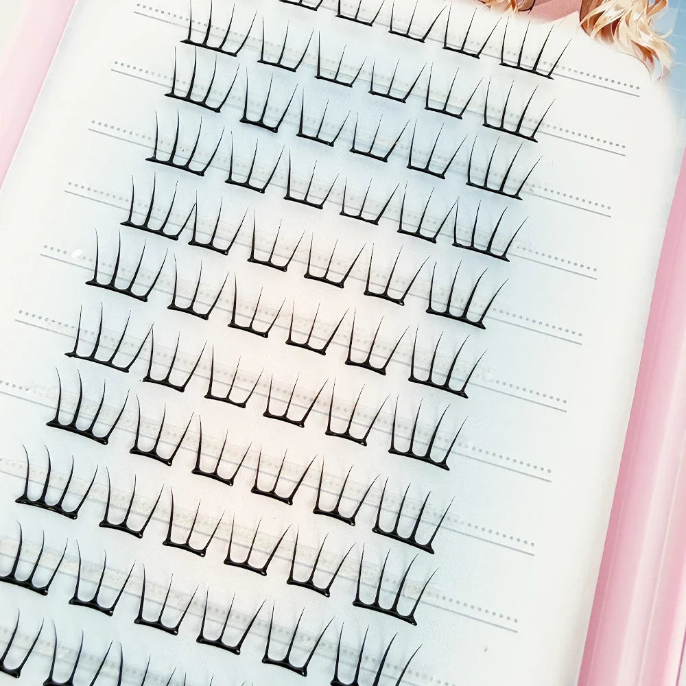 Fairy Eyelashes Thin Flake Eyelash Book | Korean Style DIY False Lashes for Natural Look