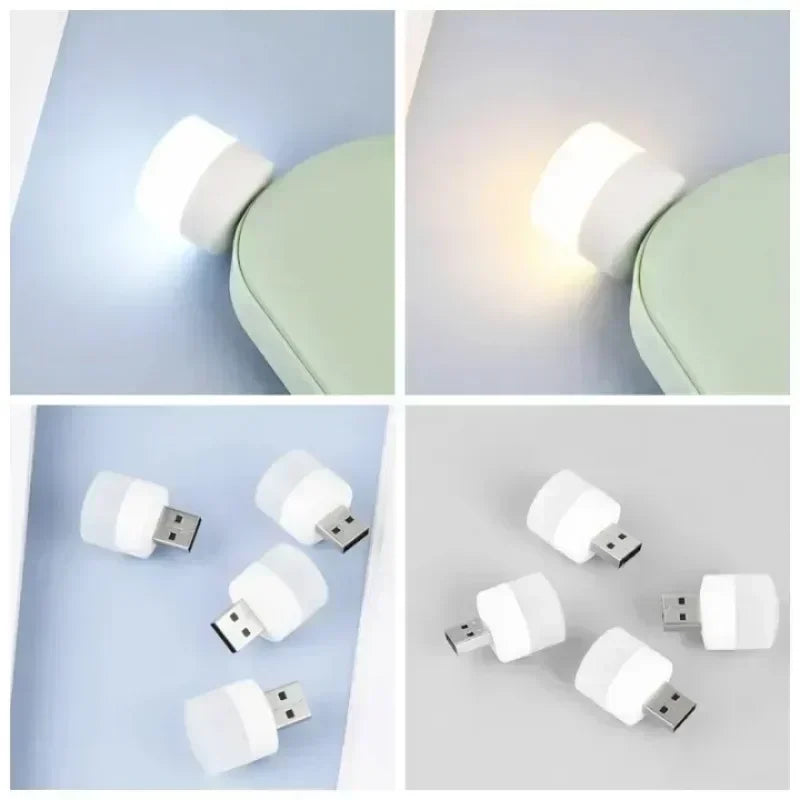 Mini LED Book Reading Light | USB Rechargeable Portable Desk Lamp