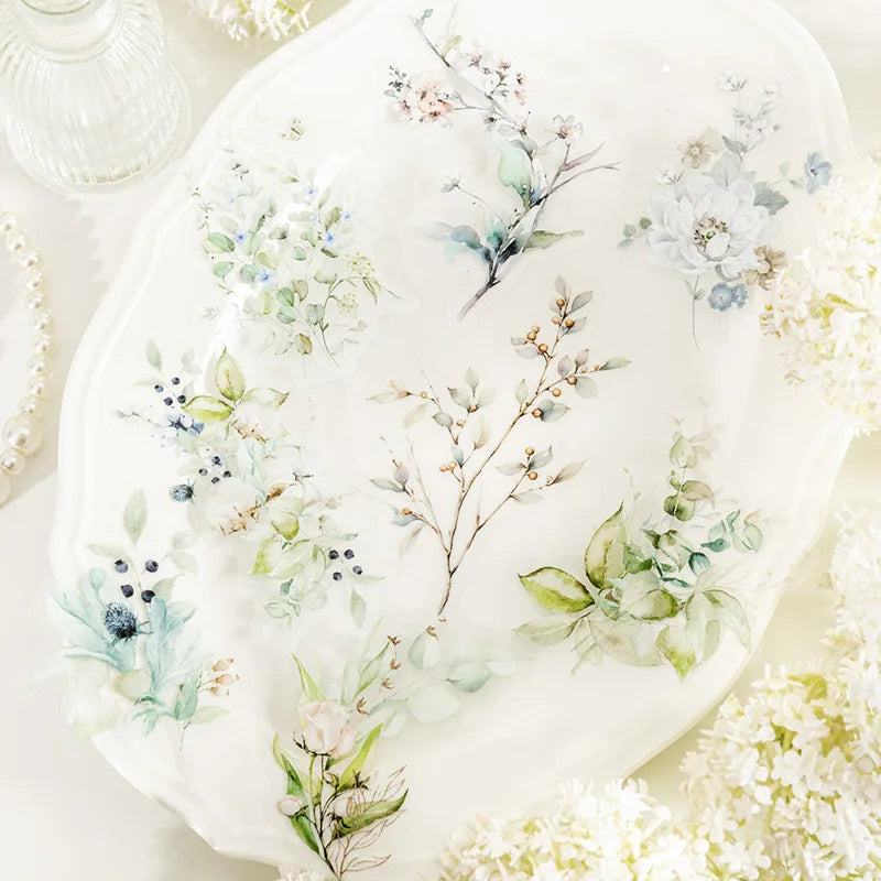 Plant Themed Sticker Pack | 20PCS DIY Decorative Scrapbook Stickers