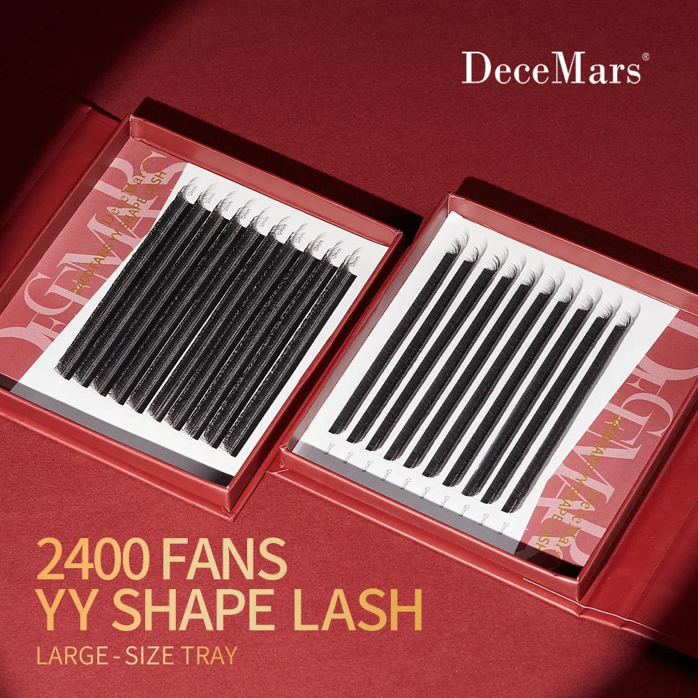 Large Amount YY Eyelash Extension Tray | 2400 Fans for Salons