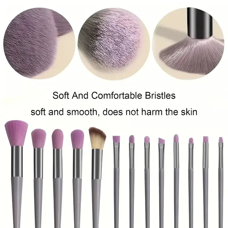 Professional 13-Piece Makeup Brush Set | Complete Cosmetic Tool Kit
