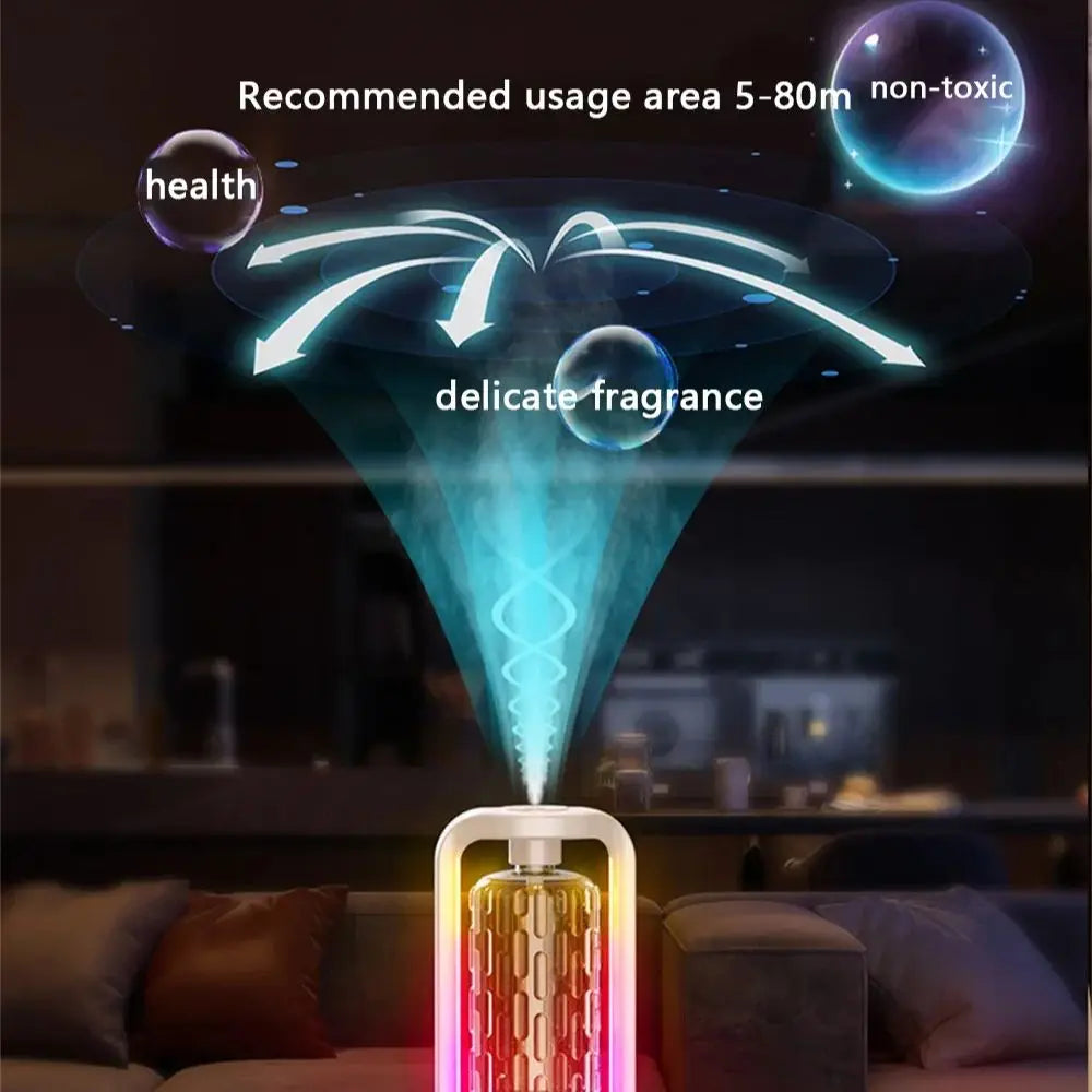 50ml Wall Mounted Aroma Diffuser with Time Setting | USB Rechargeable Air Freshener
