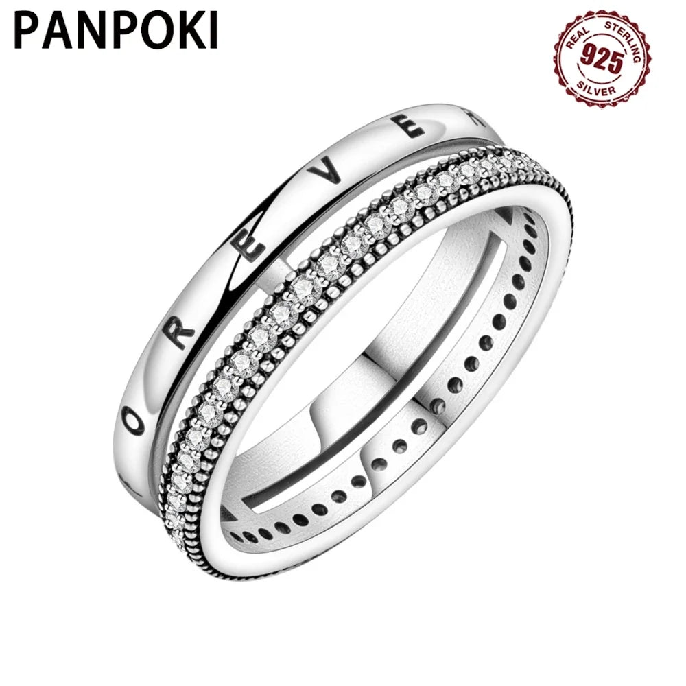 S925 Sterling Silver Forever Ring | Eternal Closed Ring for Women