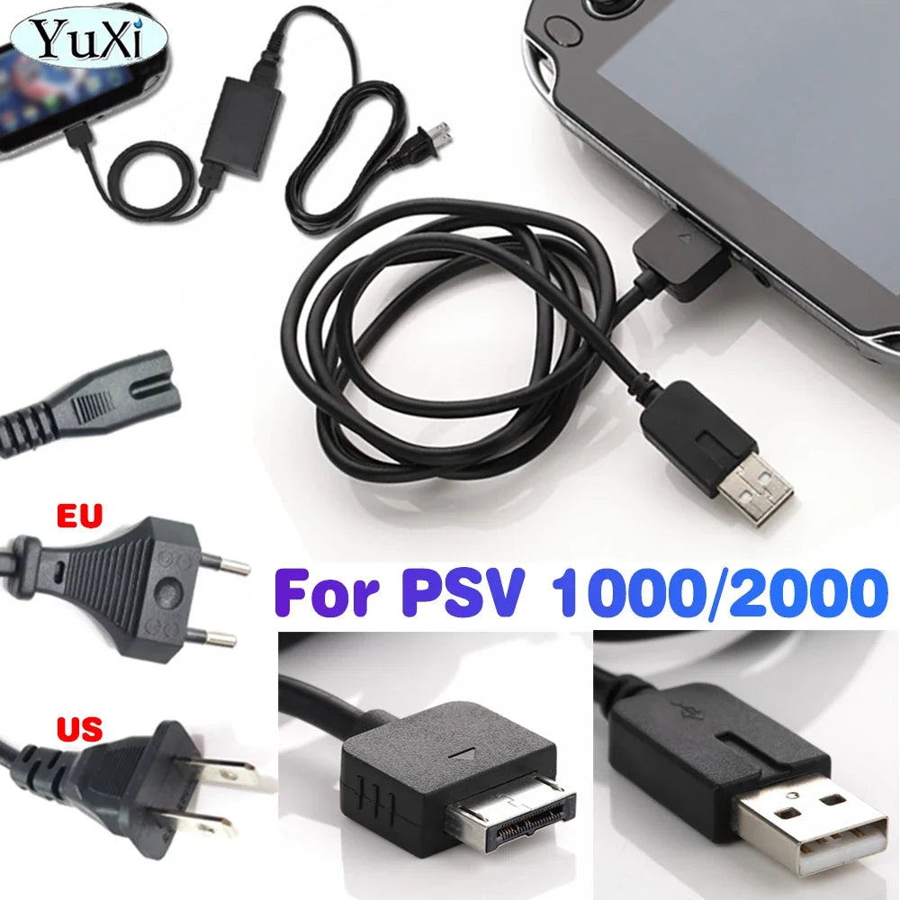 USB Charging Cable for PS Vita 1000 2000 and PSP 1000 2000 3000 | Multi-Device Data Sync and Power Cord