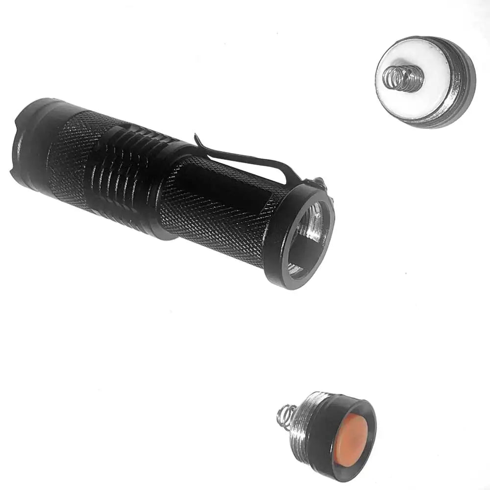 3 Modes Portable LED Flashlight | Zoomable Torch for Outdoor Use