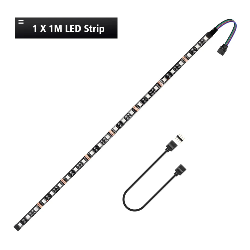 RGB Gaming LED Strip Light 1 to 2/3 Splitter Kit | For 12V Aura Sync Motherboard