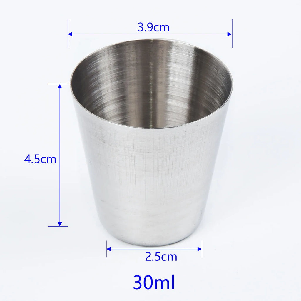 Stainless Steel Mini Cup Set | Portable Travel Drinkware