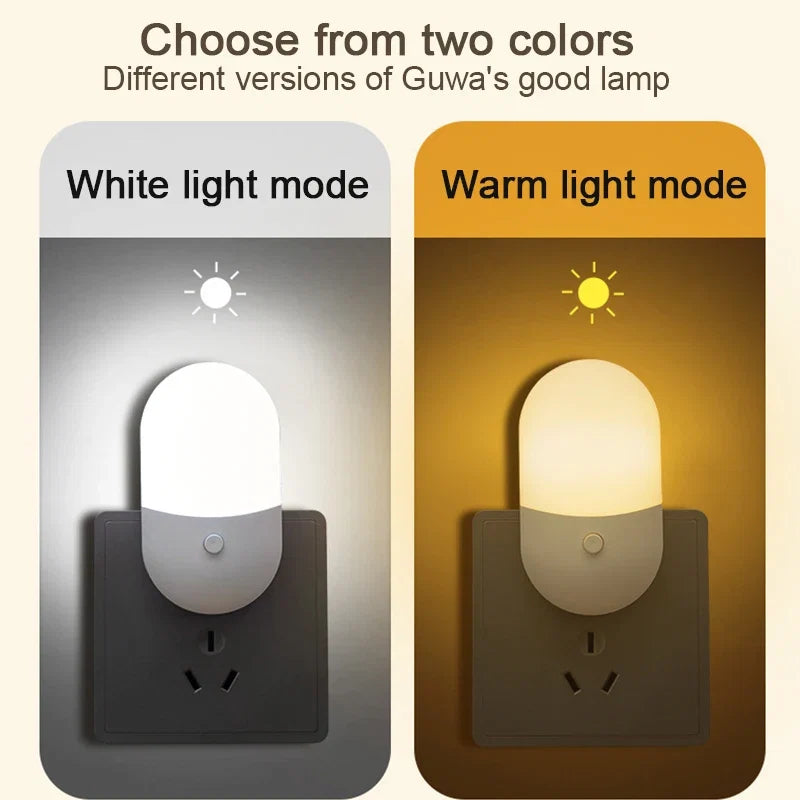 Mini Plug-In Night Light | LED Eye Protection for Bedside Baby Feeding