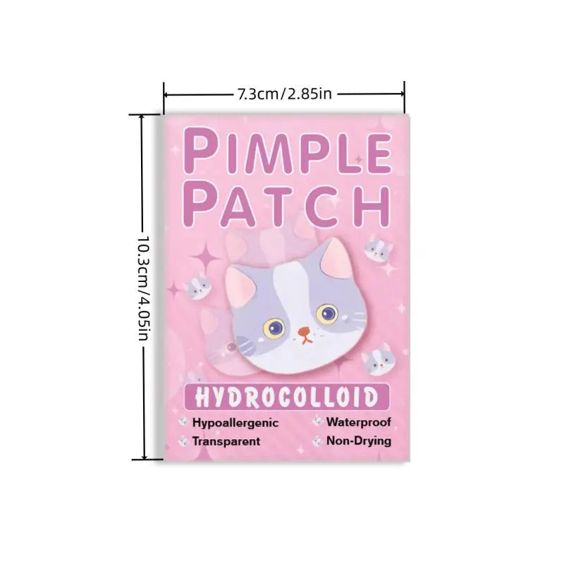600 Pcs Cat Shaped Acne Patches | Hydrocolloid Pimple Stickers with Cute Design