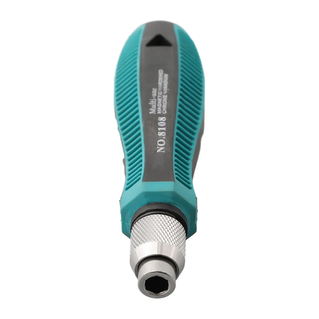 1/4'' Hex Screwdriver Handle | Magnetic Self-Locking Bit Holder for Repairs