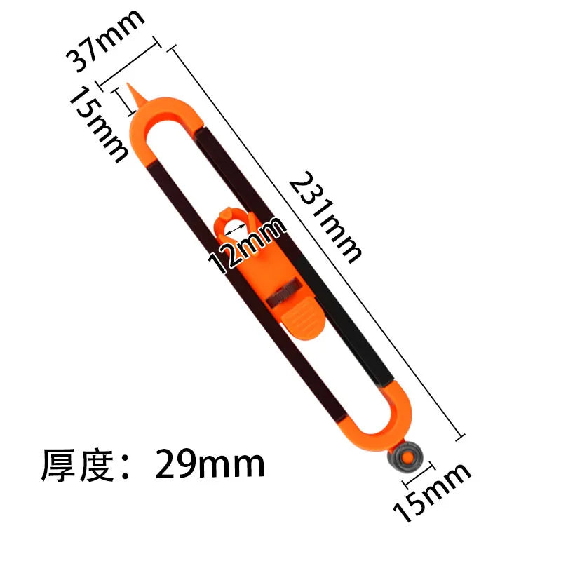 Multifunctional Contour Gauge | Precise Shape Duplication Tool for Tile Work and Woodworking
