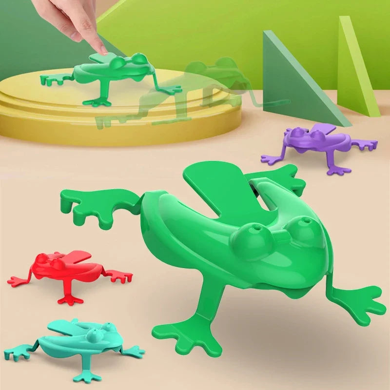 50PCS Jumping Frog Bounce Frogs | Novelty Stress Relief Toy Set for Kids and Adults