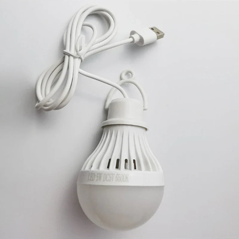 DC5V LED Camp Light Lantern | USB Emergency Hanging Tent Lamp