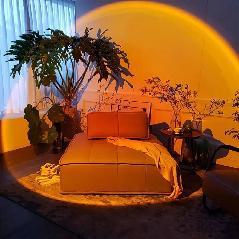 Sunset Projection Lamp | USB Atmosphere Night Light for Photography and Room Decor