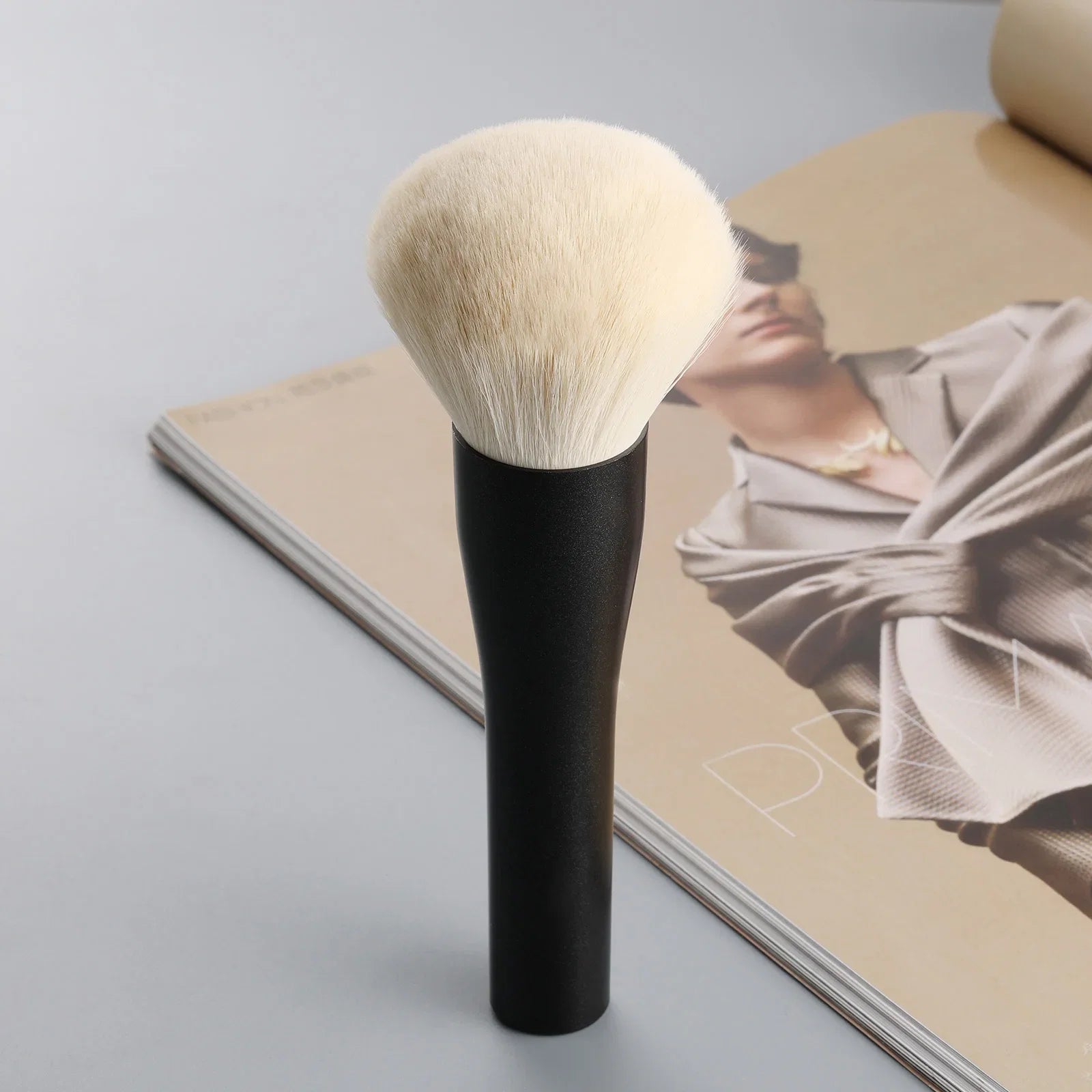 Large Fluffy Powder Brush | Professional Synthetic Bristles for All Skin Types