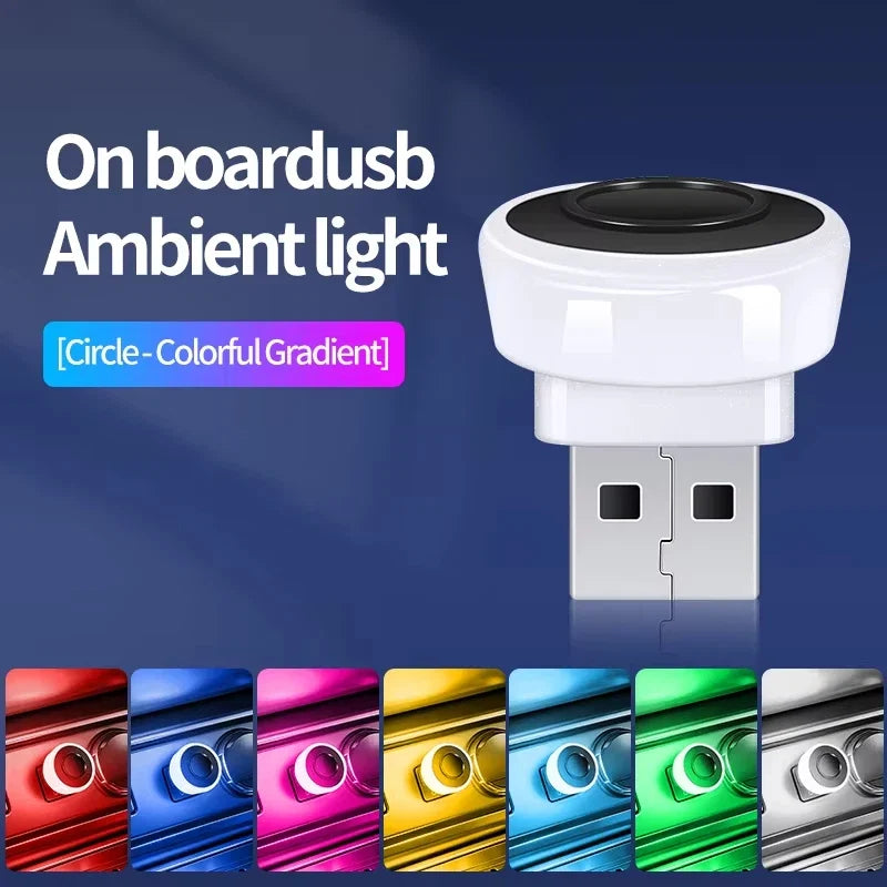 5V Car Mini USB LED Ambient Light | Decorative Atmosphere Lamp for Home Office Computer
