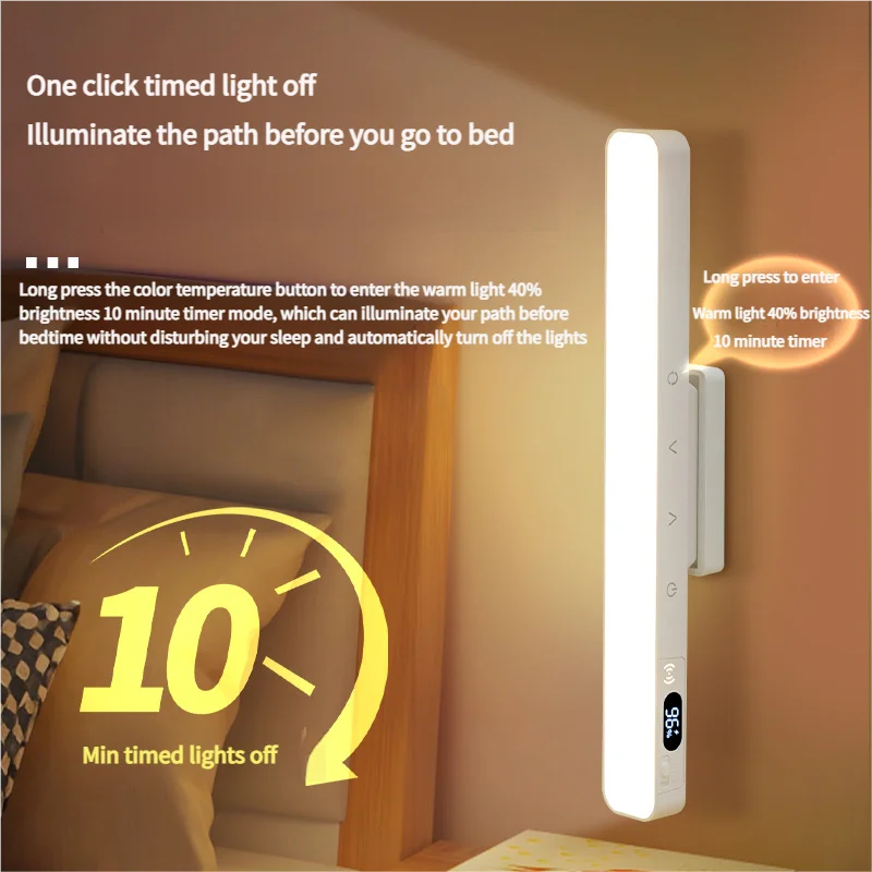 Rechargeable Desk Lamp | Magnetic USB LED Reading Light with Dimming