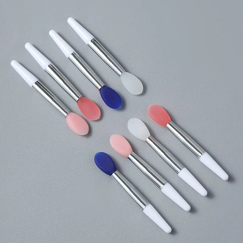 10pcs Silicone Lip Brush Set | Portable Lip Mask Applicator and Makeup Tool