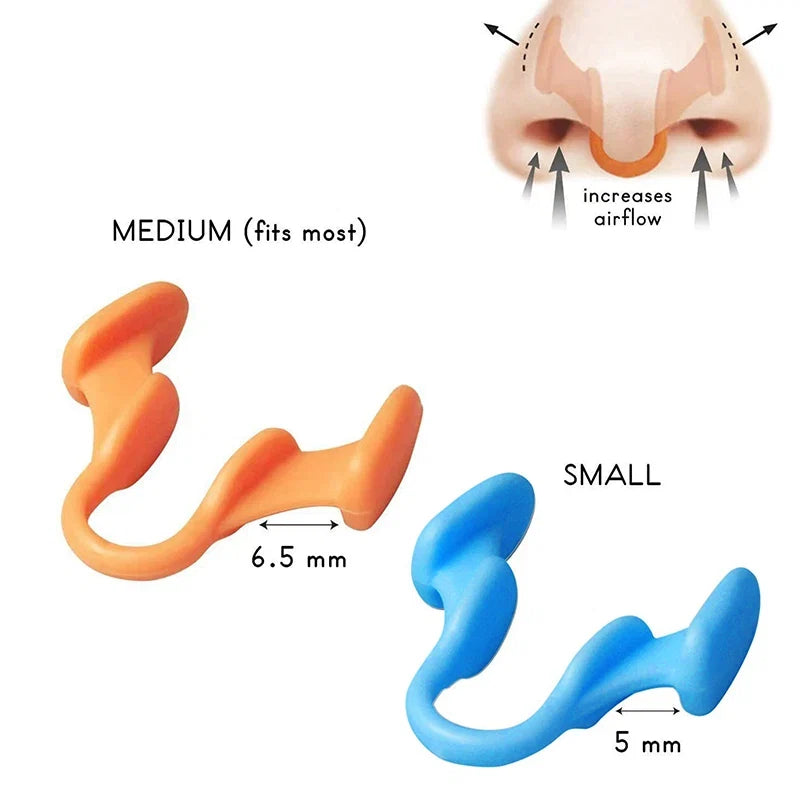2PCS Silicone Anti Snoring Nasal Dilator | Improve Sleep Nose Clip for Snoring Prevention
