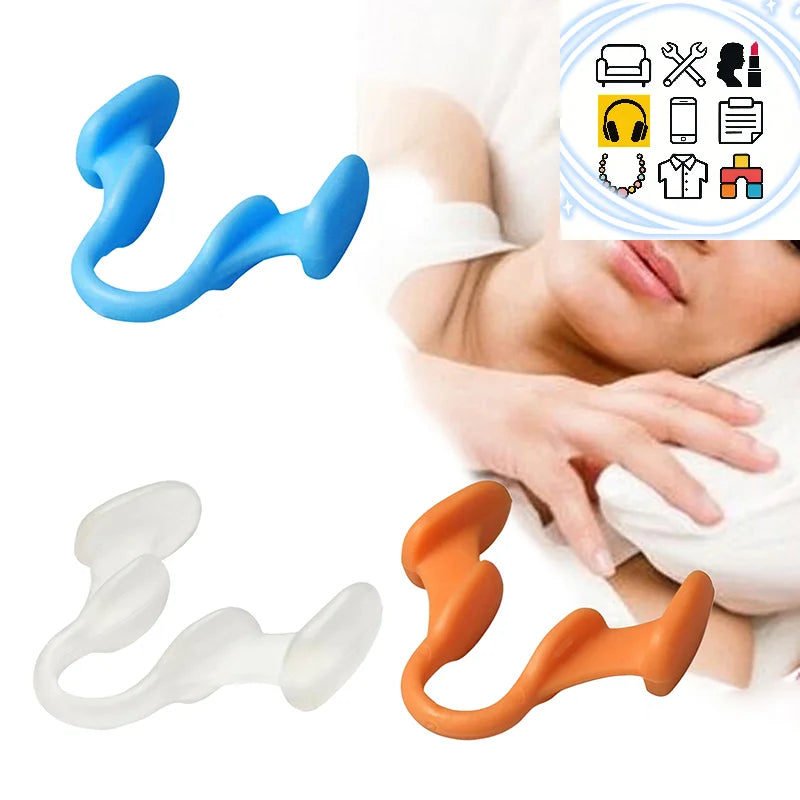 Anti Snoring Nasal Dilator for Better Sleep | Silicone Nose Clip