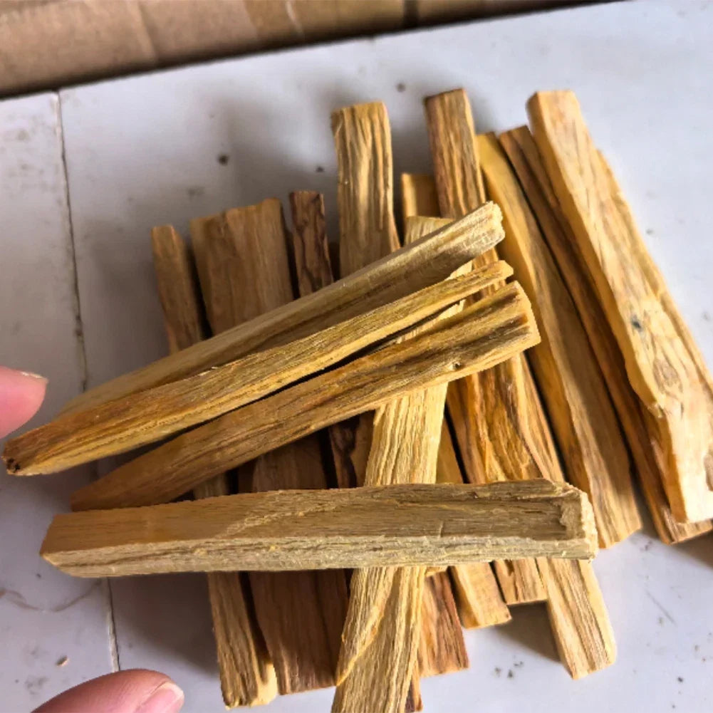 Natural Sandalwood Incense Sticks | Hand-Split Wood Strips for Meditation and Stress Relief