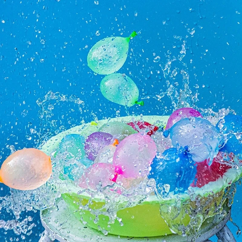 Automatic Fill Water Balloons 111Pcs | Rapid Self-Sealing Water Bombs for Outdoor Summer Fun