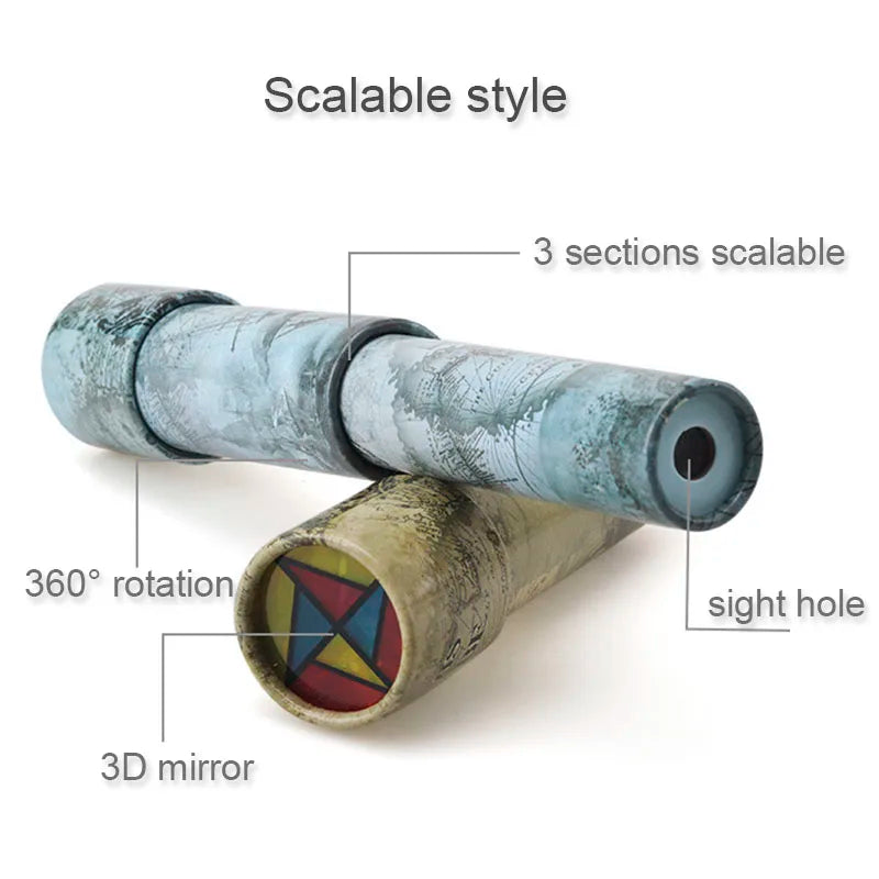 Scalable Rotation Kaleidoscope 27cm | Magic Changeful Educational Toy for Kids