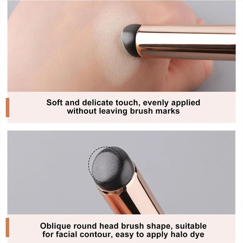 Silicone Lip Brush with Cover Cap | Soft Concealer Makeup Brush