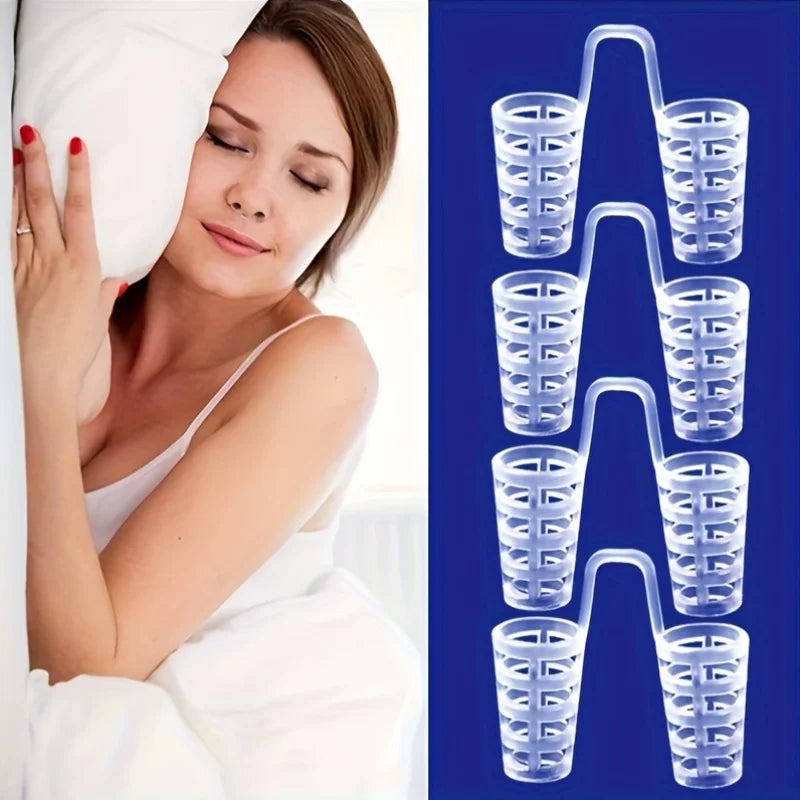 Soft Silicone Nasal Strips | Portable Snoring Relief Aid