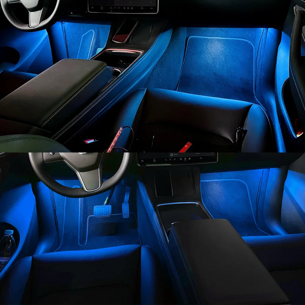 USB Car Interior LED Strip Light | 5V Ambient Lighting for Dash, Floor, Foot, Seat, Door