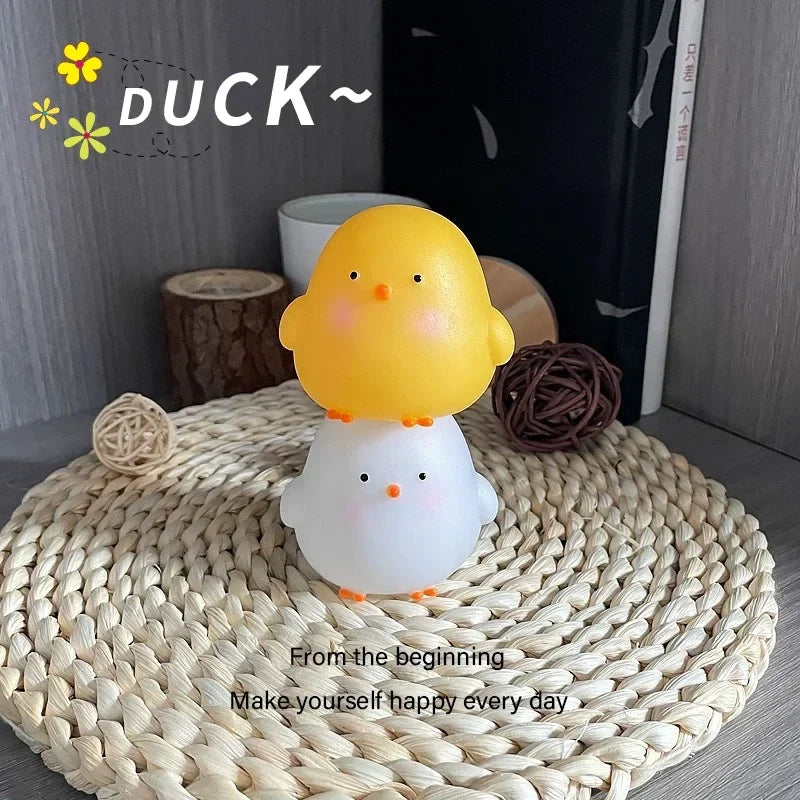 Cute Chicken Night Light | Soft Glow Bedside Lamp for Kids Room
